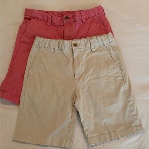 Vineyard Vines Kids Shorts in Pink and Tan